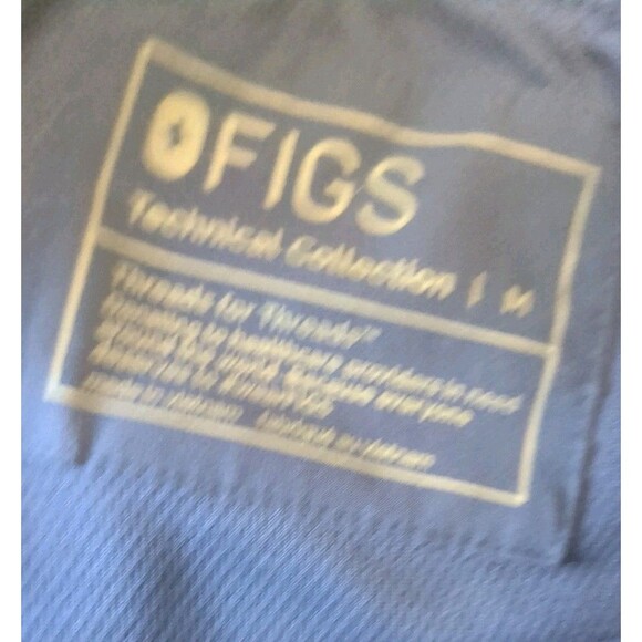 FIGS Yola FREEx Lined Scrub Pants Women Bottoms Medical Uniform Navy Blue M - Picture 8 of 12